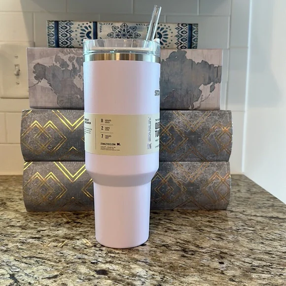 40oz Stanley Wisteria Color Block The Flowstate Quencher H2.0 Tumbler NWT - Picture 4 of 8